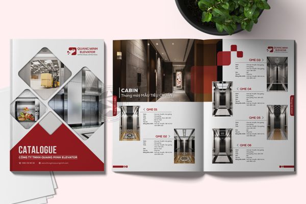 Mẫu catalogue thang máy đẹp, chất lượng cao tại Hà Nội