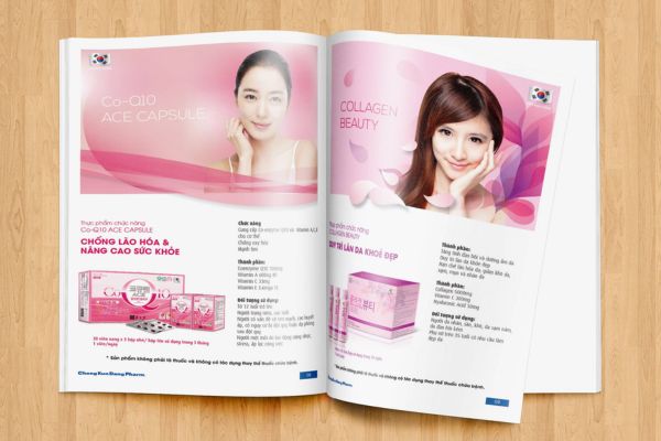 Mẫu catalogue thực phẩm chức năng đẹp, chất lượng cao