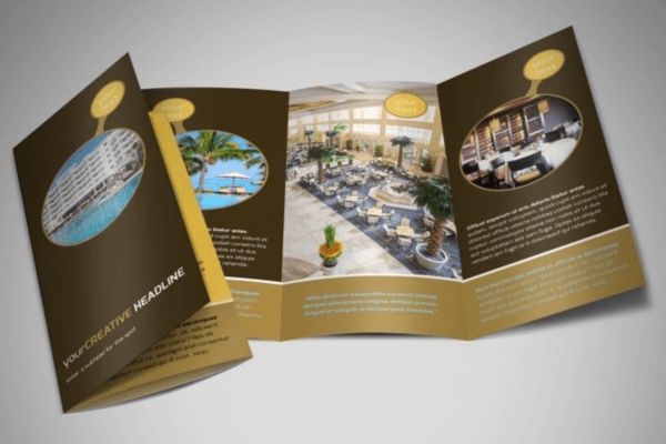 Mẫu brochure khách sạn đẹp, thiết kế theo yêu cầu tại Hà Nội