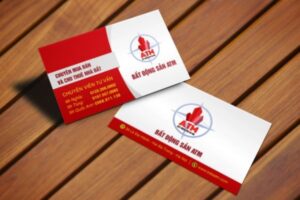 Mẫu card visit bất động sản đẹp, thiết kế theo êu cầu tại Hoa Long