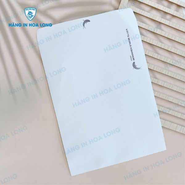 Mẫu phong bì a4 đẹp, chất lượng cao tại In Hoa Long