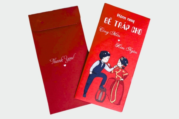 Mẫu in phong bì cưới đẹp mắt bắt trend