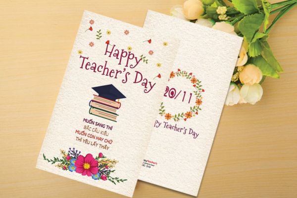 Mẫu in thiệp 20-11 đẹp, chất lượng tại Hà Nội
