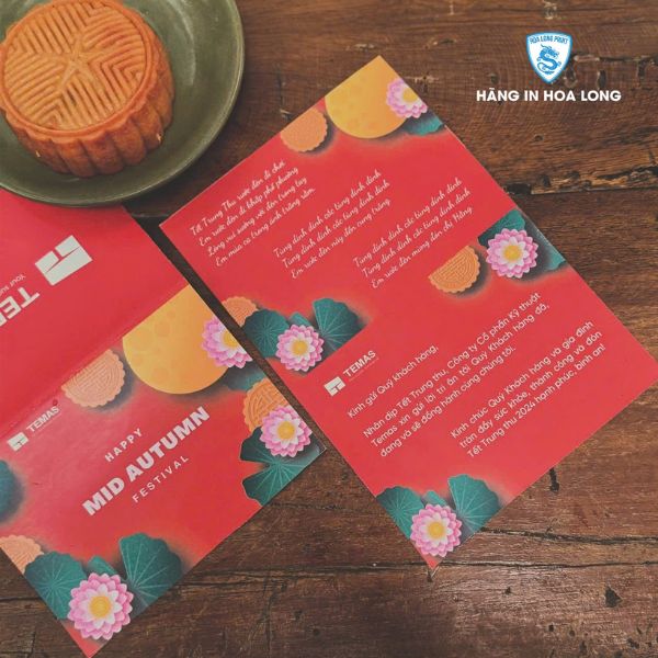 Mẫu thiệp trung thu đẹp, chất lượng tại Hoa Long