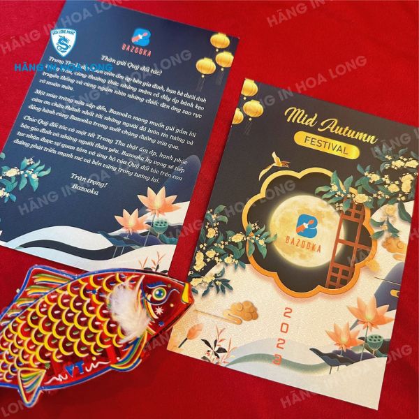 Mẫu thiệp trung thu đẹp, chất lượng tại Hoa Long