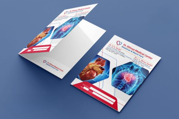 Mẫu kẹp file cho phòng khám đẹp, thiết kế theo yêu cầu