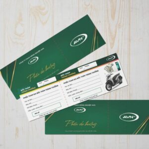 In phiếu bốc thăm trúng thưởng giá rẻ, mẫu đẹp