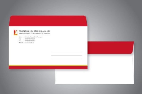Mẫu phong bì trường học đẹp, chất lượng tại Hoa Long