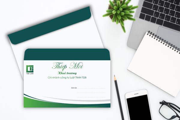 Mẫu phong bì công ty luật đẹp, thiết kế theo yêu cầu