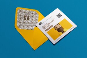 In Hoa Long nhận thiết kế và in ấn mẫu phong bì hình vuông cao cấp