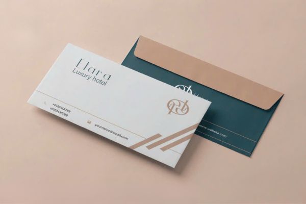 Mẫu phong bì nhà hàng, khách sạn đẹp, thiết kế theo yêu cầu
