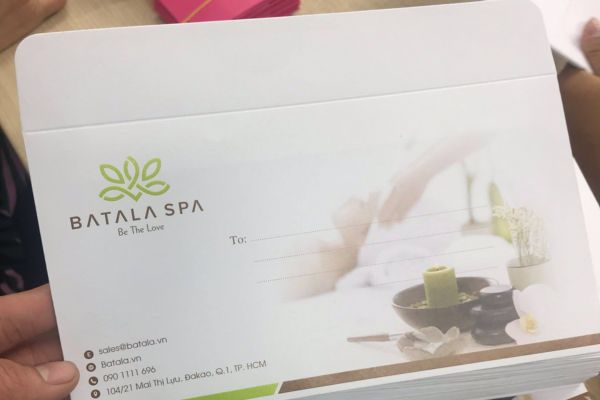 Mẫu phong bì spa, thẩm mỹ viện tại In Hoa Long