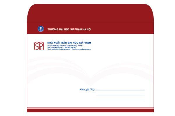 Mẫu phong bì trường học đẹp, chất lượng tại Hoa Long