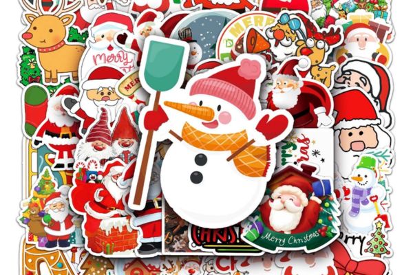 Mẫu sticker noel đẹp, giá rẻ, thiết kế theo yêu cầu