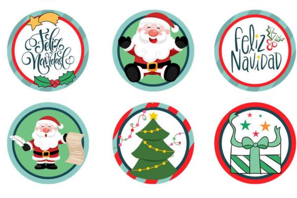 Mẫu sticker noel đẹp, giá rẻ, thiết kế theo yêu cầu