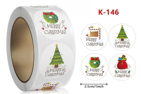 Mẫu sticker noel đẹp, giá rẻ, thiết kế theo yêu cầu