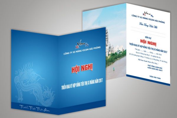 Mẫu thiệp mời hội nghị đẹp, thiết kế theo yêu cầu tại Hà Nội