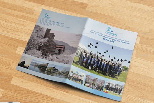 Mẫu catalogue du học đẹp, chất lượng cao tại Hà Nội