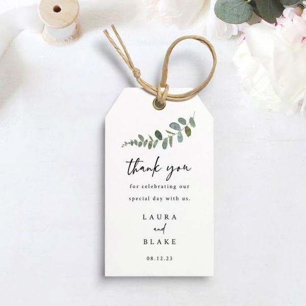 Mẫu tag cảm ơn đẹp, thiết kế theo yêu cầu tại Hà Nội