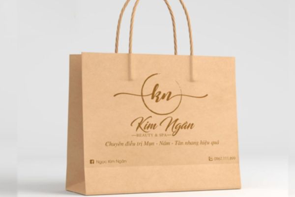 Mẫu túi giấy spa, thẩm mỹ viện đẹp tại Hoa Long