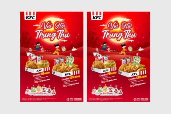 Mẫu tờ rơi trung thu đẹp, thiết kế theo yêu cầu