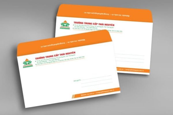 Mẫu phong bì trường học đẹp, chất lượng tại Hoa Long