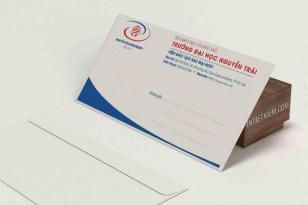 Mẫu phong bì trường học đẹp, chất lượng tại Hoa Long