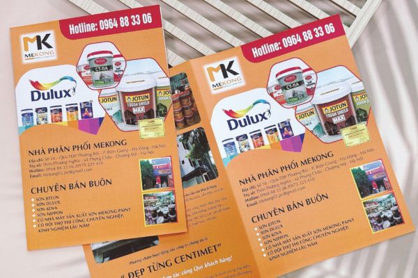 Mẫu catalogue sơn đẹp, chất lượng cao tại Hà Nội