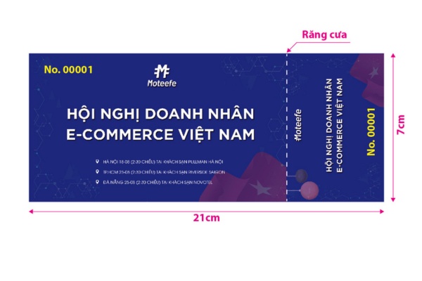 Yếu tố tạo nên mẫu vé mời sự kiện hoàn hảo