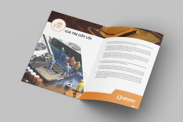 Bộ mẫu brochure giới thiệu công ty đẹp mắt ấn tượng