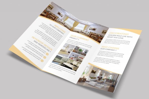 Mẫu brochure nội thất đẹp, thiết kế theo yêu cầu