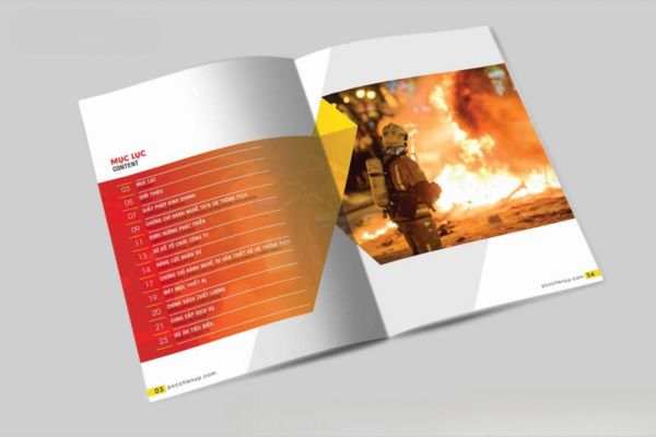 In catalogue pccc đẹp, chất lượng cao tại Hà Nội