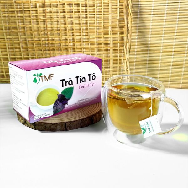 In hộp giấy đựng trà tía tô giá rẻ, thiết kế theo yêu cầu