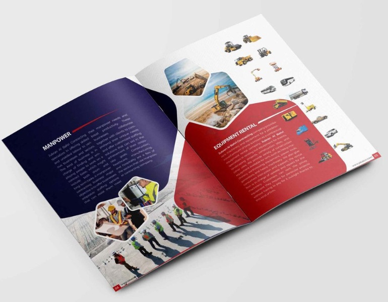 Mẫu catalogue công ty xây dựng đóng gáy keo nhiệt