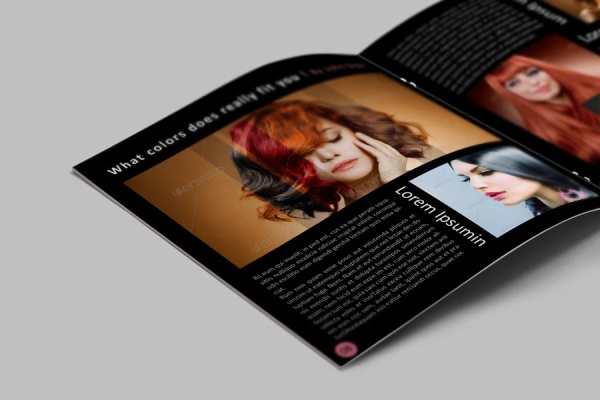 In Hoa Long in catalogue salon tóc theo yêu cầu