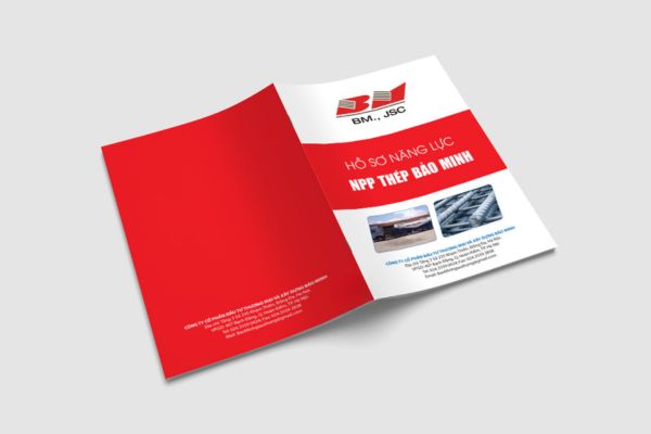 Mẫu catalogue công ty thép đẹp, chất lượng cao tại Hà Nội