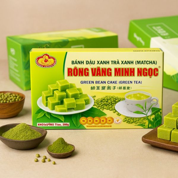 In hộp đựng bánh đậu xanh đẹp. thiết kế theo yêu cầu