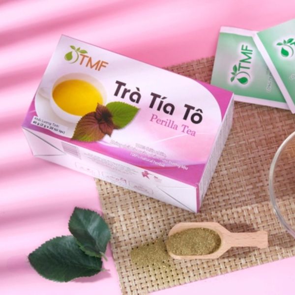 In hộp giấy đựng trà tía tô giá rẻ, thiết kế theo yêu cầu