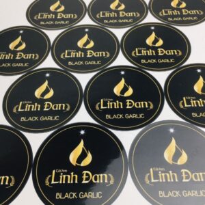 In tem nhãn tỏi đen giá rẻ, lấy nhanh theo yêu cầu
