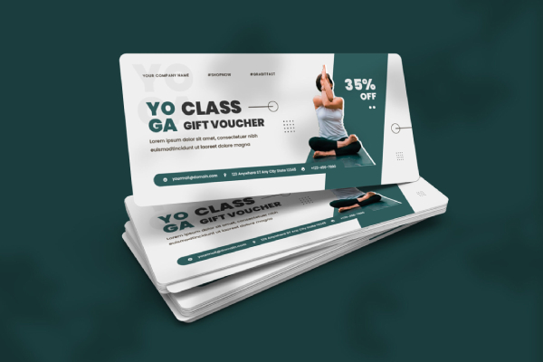 in voucher yoga đẹp