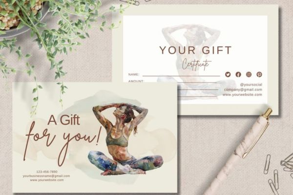 In Hoa Long nhận in voucher yoga giá rẻ