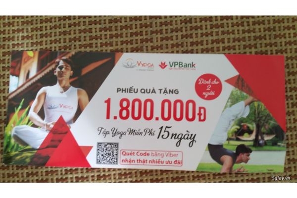 in voucher yoga theo yêu cầu