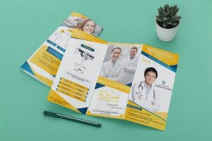 Mẫu brochure bệnh viện đẹp, thiết kế chuyên nghiệp