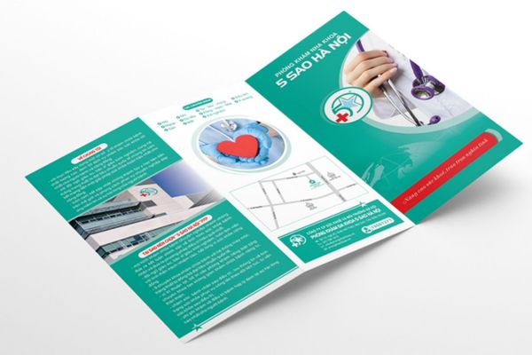 Mẫu brochure bệnh viện đẹp, thiết kế chuyên nghiệp