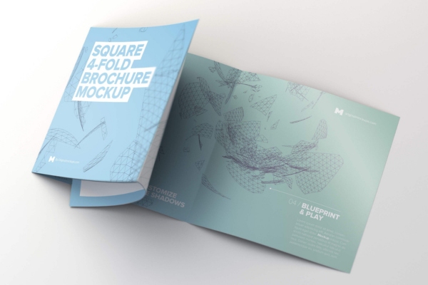 Mẫu brochure giới thiệu công ty dạng ngang phá cách