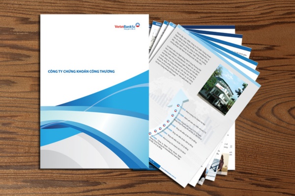 Thiết kế mẫu brochure ngân hàng chuyên nghiệp