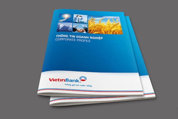 Mẫu brochure ngân hàng đẹp mắt ấn tượng