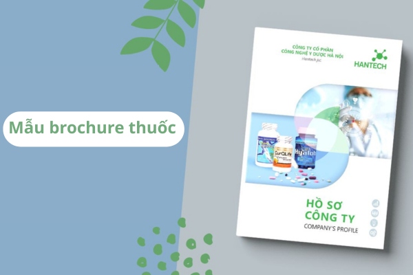 Các mẫu brochure thuốc đẹp mắt & đạt chuẩn GPP