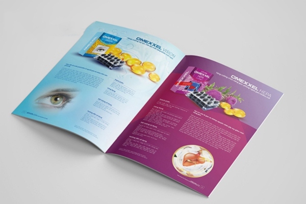 Mẫu brochure thuốc đẹp mắt