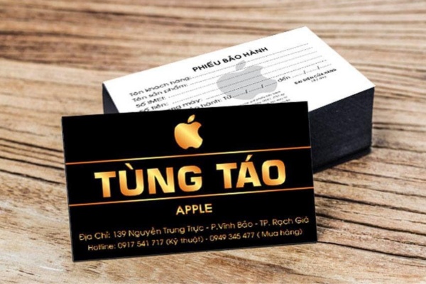 Mẫu card visit điện thoại nội dung đầy đủ